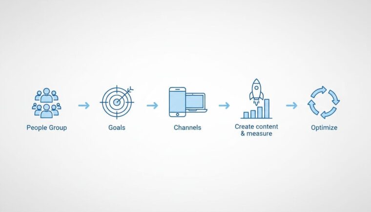 How digital marketing works, step by step