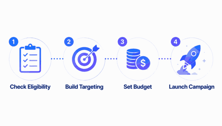Steps to start a ChatGPT ads campaign in India