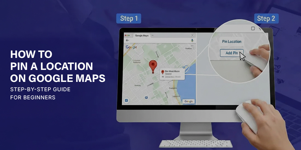 how to pin a location on google maps