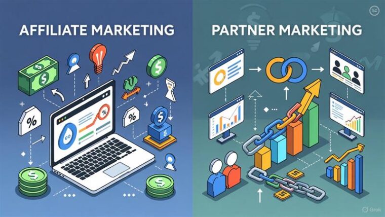 Affiliate marketing and partner marketing