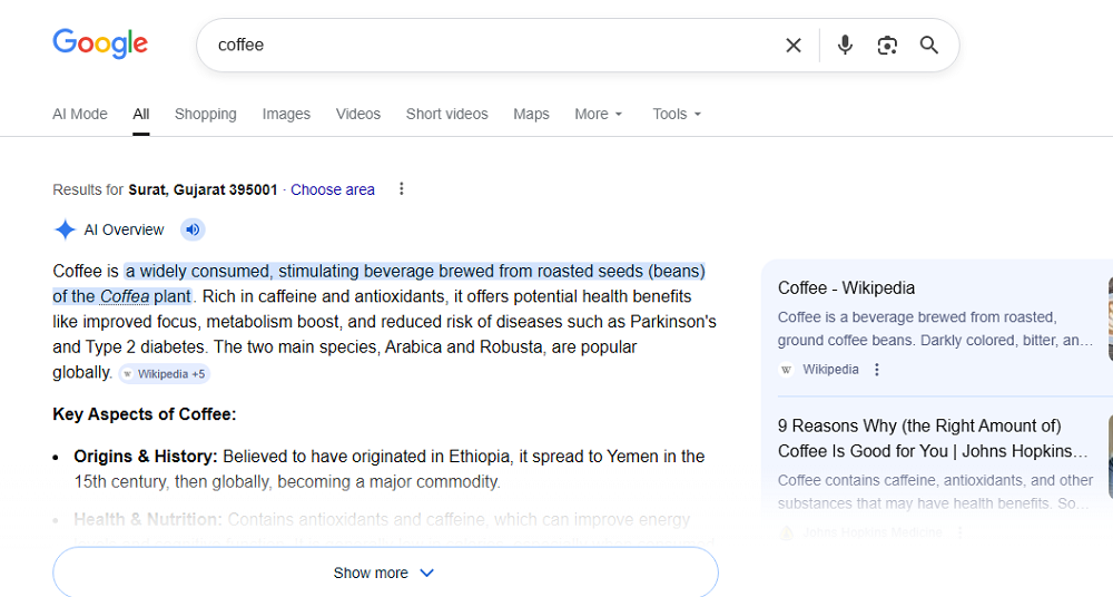 Click Any Search Result