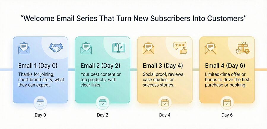 Welcome Email Series That Turn New Subscribers Into Customers