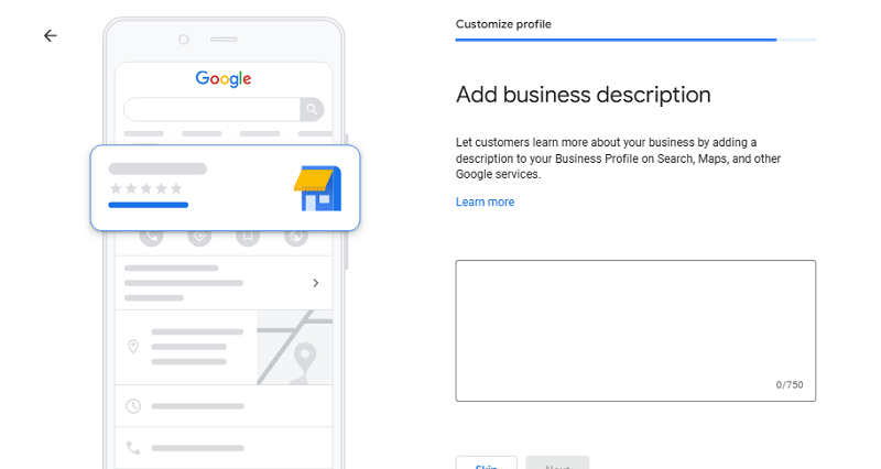 Complete your profile details