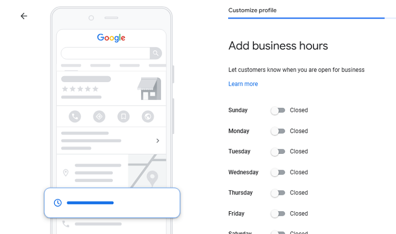 Complete your profile details