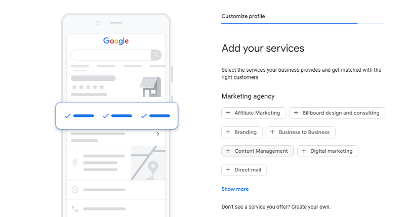 Complete your profile details