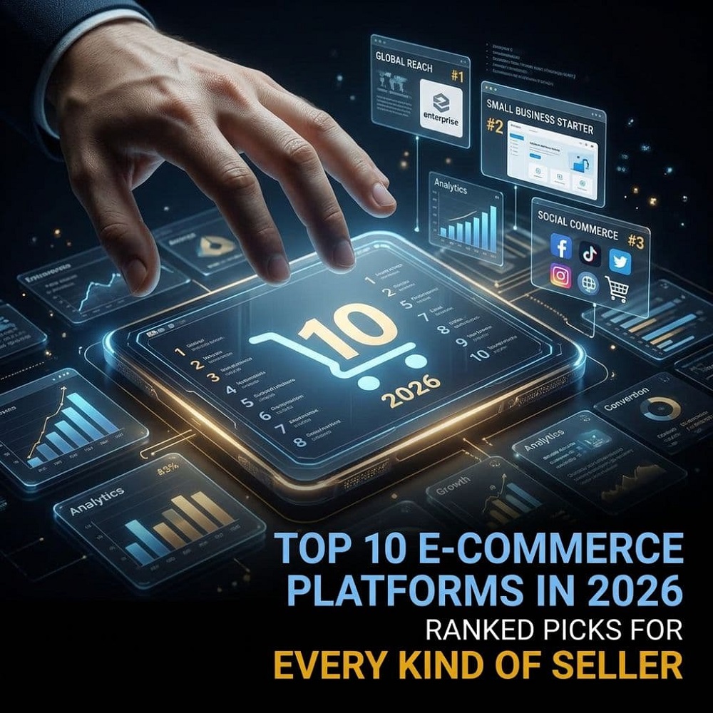 Top 10 E-commerce Platforms In 2026: Ranked Picks For Every Kind Of Seller