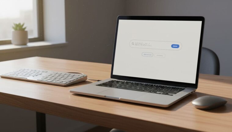 What is Google's "I'm Feeling Lucky" button, and where can you find it?