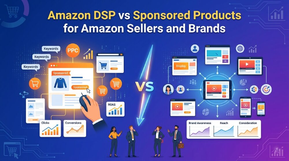 Amazon DSP vs Sponsored Products for Amazon Sellers and Brands