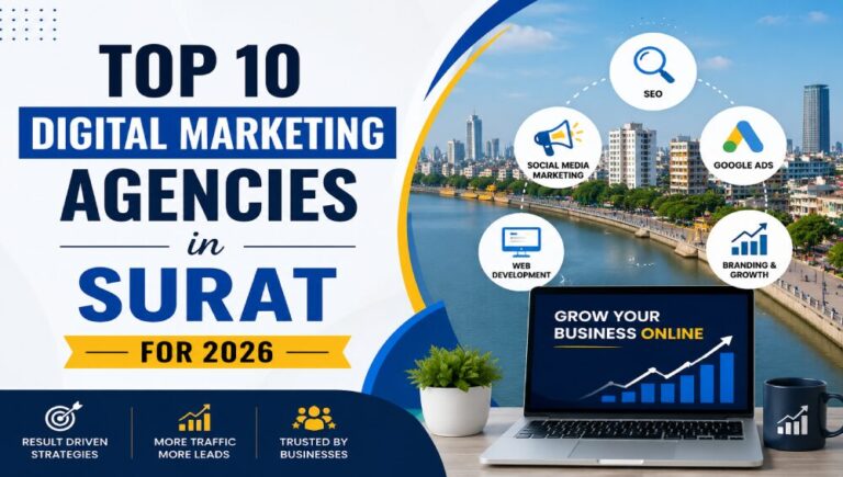 Top 10 Digital Marketing Agencies in Surat for 2026 | Techeasify Infotech