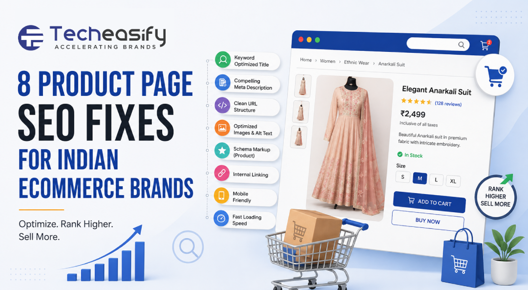 8 Product Page SEO Fixes for Indian Ecommerce Brands