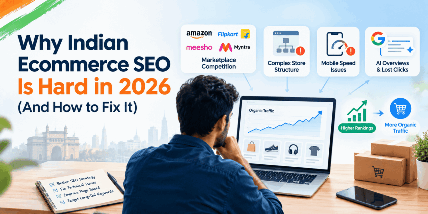 Why Indian Ecommerce SEO Is Hard in 2026 (And How to Fix It)