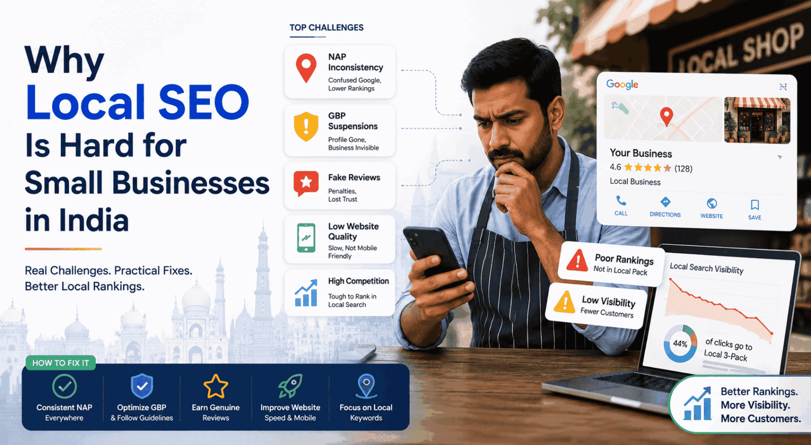 Why Local SEO Is Hard for Small Businesses in India