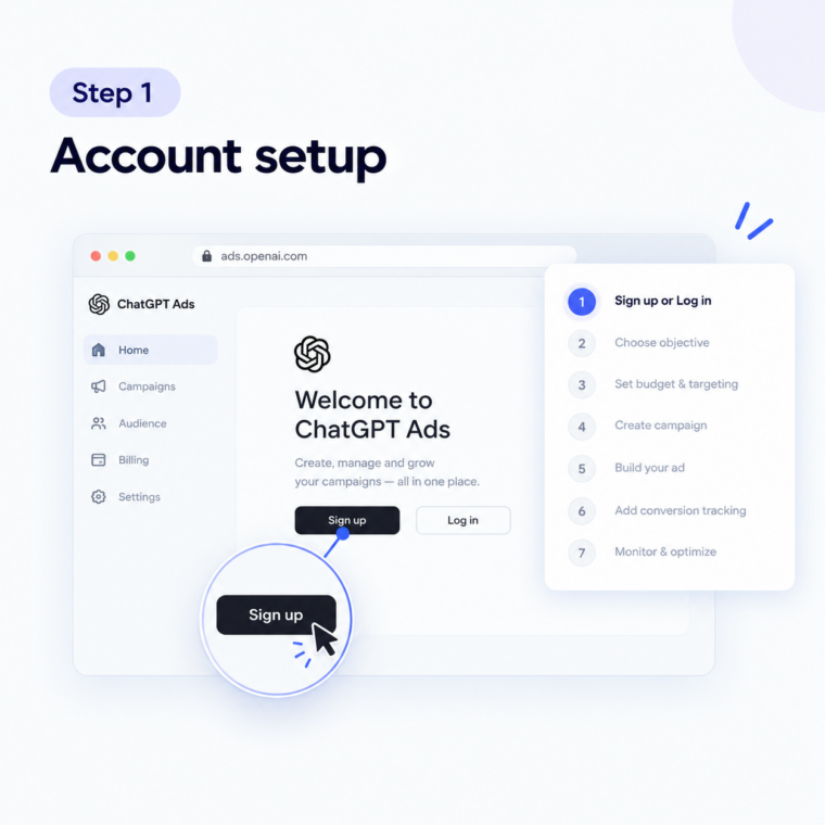 Sign Up for ChatGPT Ads Manager
